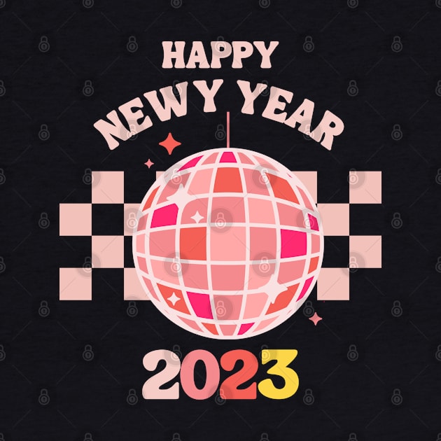 Happy New Year 2023 Disco Ball by EvetStyles